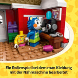 LEGO Animal Crossing Tailoring Sisters Kreatywny zestaw do odgrywania ról, prezent dla dziewcząt, chłopców i fanów gier wideo w wieku od 6 lat, zestaw przygodowy 77055 Zestawy do budowania Besuche w sklepie LEGO