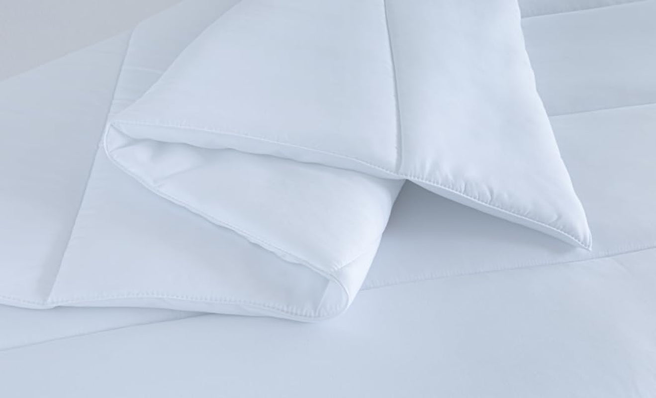 Kołdra Todocama, kołdra z włókna 3002, odporna na zgryzanie, jesień-zima, 300 G/m², biała (dostępne wszystkie rozmiary) (łóżka 135/140/150-220 x 220 cm) Kołdry i kołdry Naty Shop