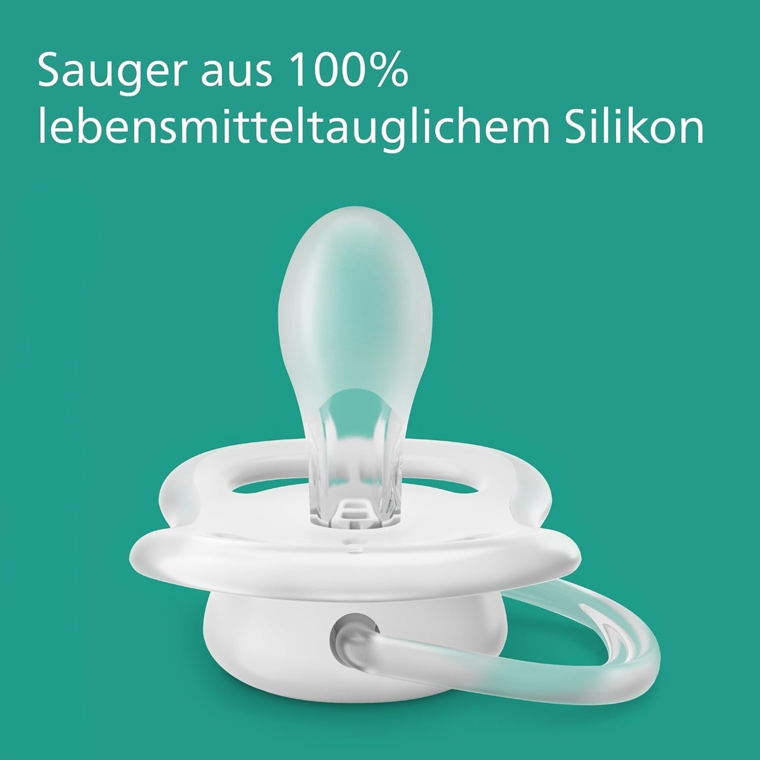 Smoczki Philips AVENT ultra air — zestaw 4 oddychających smoczków niezawierających BPA dla dzieci w wieku 6–18 miesięcy, w tym etui do przenoszenia i sterylizacja, wzór żółwia/wieloryba (model SCF085/66)