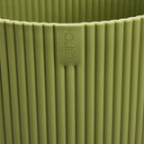 elho Vibes Fold Bowl 25 - Doniczki do wnętrz - 100% plastiku pochodzącego z recyklingu - Ø 24,9 x wys. 12,1 cm - Zielony/Ferngrün