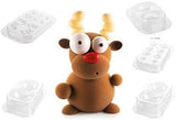 SILIKOMART Zestaw Rudolf Formen do czekolady, Boże Narodzenie, 5 sztuk Kuchnia Naty Shop
