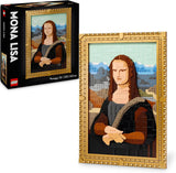 LEGO Art Mona Lisa, zestaw dla dorosłych, obraz Leonarda Da Vinci do zawieszenia, aktywność twórcza dla mężczyzn i kobiet, prezent dla miłośników sztuki, sztuka włoskiego renesansu 31213 zestawy budowlane Besuche den LEGO-Store Default Title