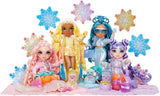 Rainbow High Winter Wonderland - Skyler (niebieski) - 28 cm ukryta magiczna lalka gromadząca wodę w śniegu z zestawem bałwana, odpowiednia dla dzieci w wieku 4–12 lat i kolekcjonerów Naty Shop Dolls