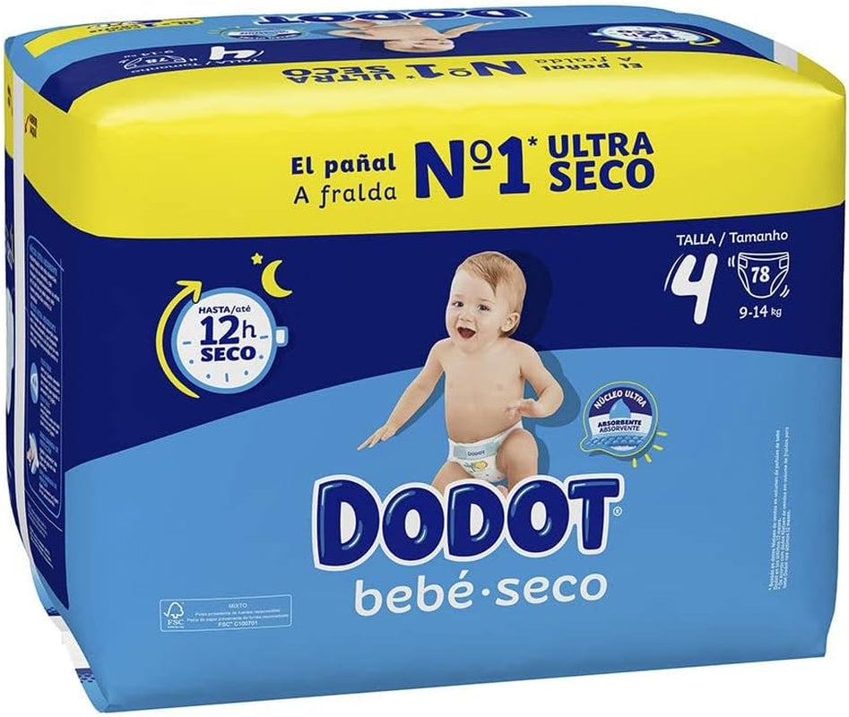 Pieluchy Bebé-Seco rozmiar 3, 6 kg - 10 kg, 84 pieluszki, schnięcie do 12 godzin