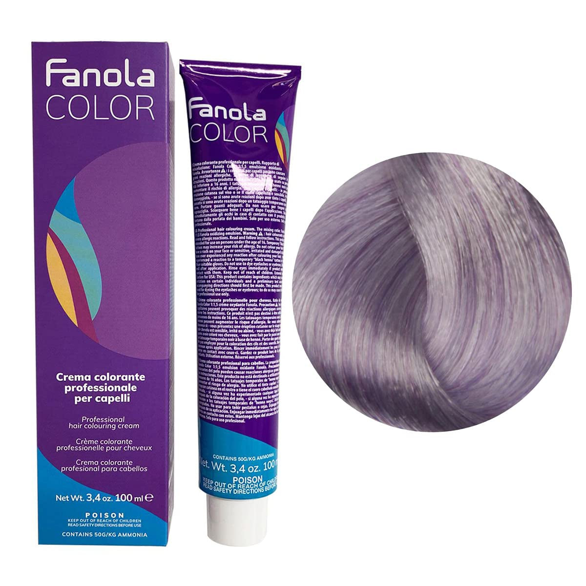 Fanola crema colore Krem koloryzujący 7.0 Blond, 100 ml