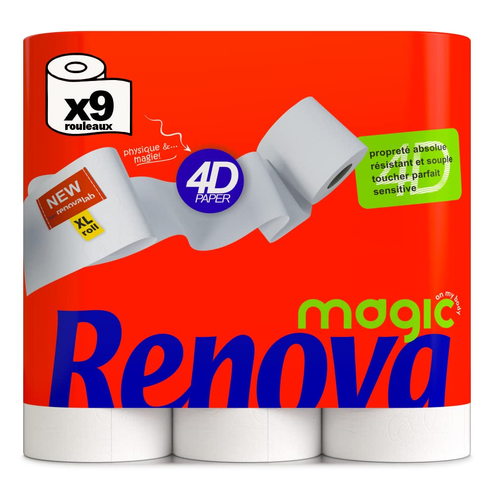 Papier toaletowy Renova - 9 rolek