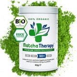 Terapia Matcha 30+ | Organiczna herbata Matcha w proszku | 60 g | O potwierdzonej zawartości co najmniej 30 mg/g katechiny EGCG | Wspomaga układ odpornościowy i poziom energii | Ceremonialna jakość | Zielona herbata z Japonii