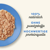 Applaws 100% naturalny Nassfutter für Katzen, Thunfischfilet mit Krabben in Brühe - Packung mit 12 x 70g Beuteln