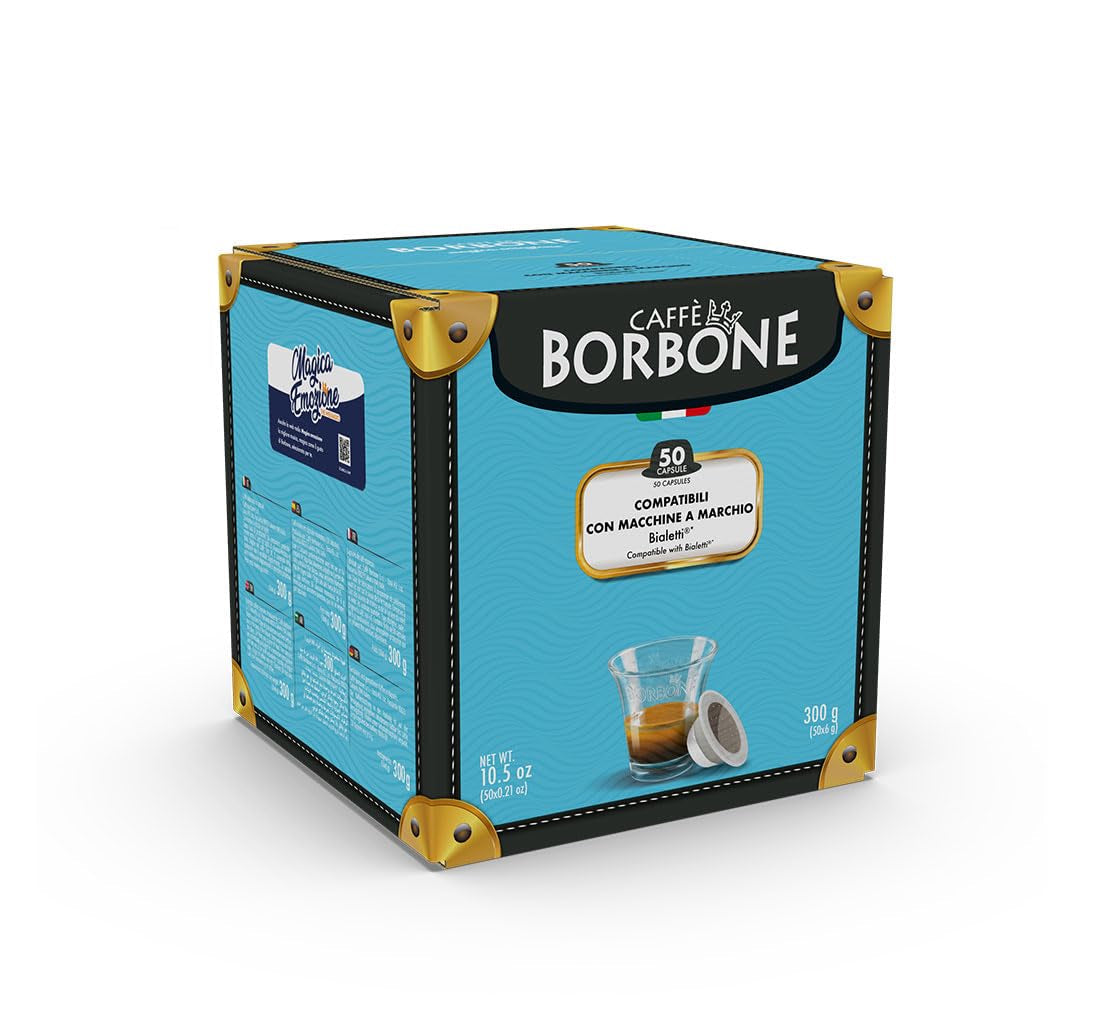 Caffè Borbone Gold-Kaffeemischung - 50 Kapseln - Kompatybilny z Kaffeemaschinen der Marke Bialetti®*