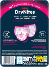 Huggies DryNites Pieluchy na noc dla dziewczynek 13–około 17 lat (48–60 kg) 27 sztuk (3x9) Paczka miesięczna Pieluszki majtkowe