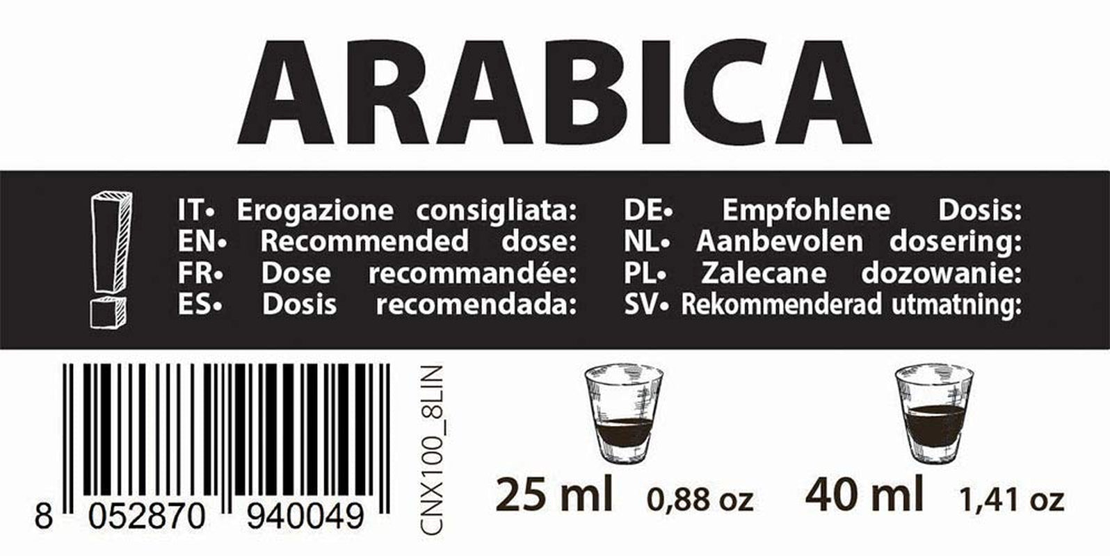 Kapsułki kawy Arabica Kompatybilne z Nespresso 5,6 g x 100 kapsułek