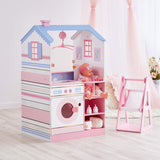 Drewniane lalki dla dzieci Olivia's Little World Teamson, 45 cm, dwustronne, dla dzieci TD-11460W