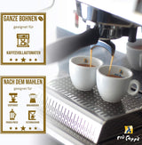 Café Crème Kaffeebohnen, würzig, kräftig, intensiv und gehaltvoll, Arabica und Robusta, Schweizer Trommelröstung, ganze Bohnen für Volllautomaten Schümli Royal 1 kg
