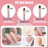 10 Stück Nail-Art-Pinsel, Nagel-Gel-Nagellack-Malpinsel, Zeichenstift, Nagel-Liner-Pinsel i Nagel-Dotting-Stift Für Gel-Nagellack, DIY, Maniküre, Salon Zu Hause