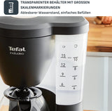 Ekspres do kawy Tefal Includeo z filtrem, Ekspres do kawy Niezwykle łatwy w obsłudze, Odpowiedni dla osób prawo- i leworęcznych, Automatyczne otwieranie pokrywy, 1,25 l, 10 do 15 filiżanek, CM533811