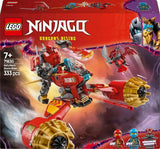 LEGO NINJAGO Mech Jeźdźca Burzy Kaia — Latający motocykl z trzema minifigurkami — Mech z ruchomą głową, rękami i nogami — Zabawka do budowania — Prezent dla chłopców i dziewcząt w wieku 7+ 71830 Zestawy do budowania Besuche den LEGO-Store