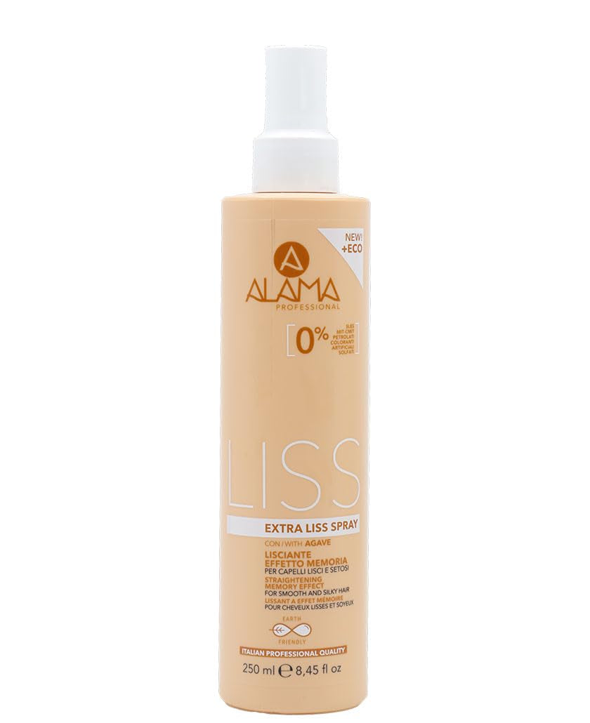 Alama Professional Alama Liss - Spray Lisciante Extra Liss Effetto Memoria Per Capelli Lisci, 250ml Produkty ułatwiające rozczesywanie włosów Naty Shop Tytuł domyślny
