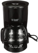 Ekspres do kawy Russell Hobbs [cyfrowy minutnik, głowica prysznicowa zapewniająca optymalną ekstrakcję i aromat] Tekstury+ (1 do 12 filiżanek, szklana karafka o pojemności 1,25 l, płyta grzewcza, system zapobiegający kapaniu) Ekspres do kawy z filtrem 22620-56