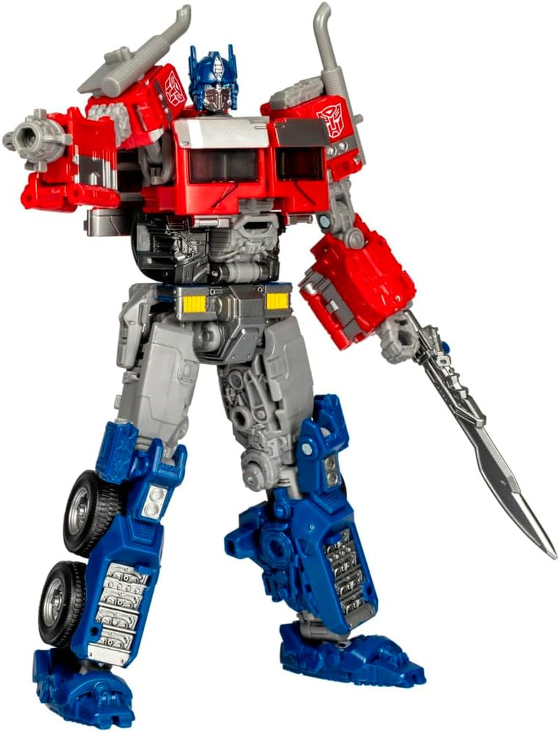 Transformers Studio Series Voyager Class Rise of the Beasts 102 Optimus Prime Figurka Czerwony Biały Niebieski Figurki Naty Shop Domyślny tytuł