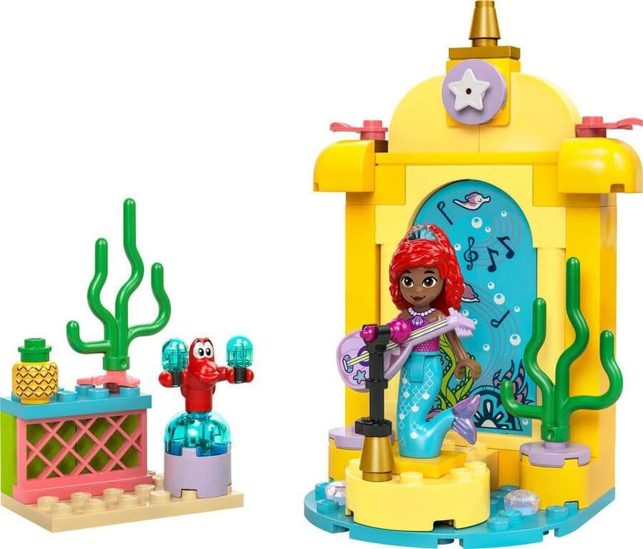 LEGO® Disney Zabawka do budowania sceny muzycznej księżniczki Arielle z 2 figurkami, pomysł na prezent dla dziewcząt i chłopców od 4 lat i fanów seriali telewizyjnych, zabawka dla dzieci 43235 Zestawy do budowania Beuche den LEGO-Store