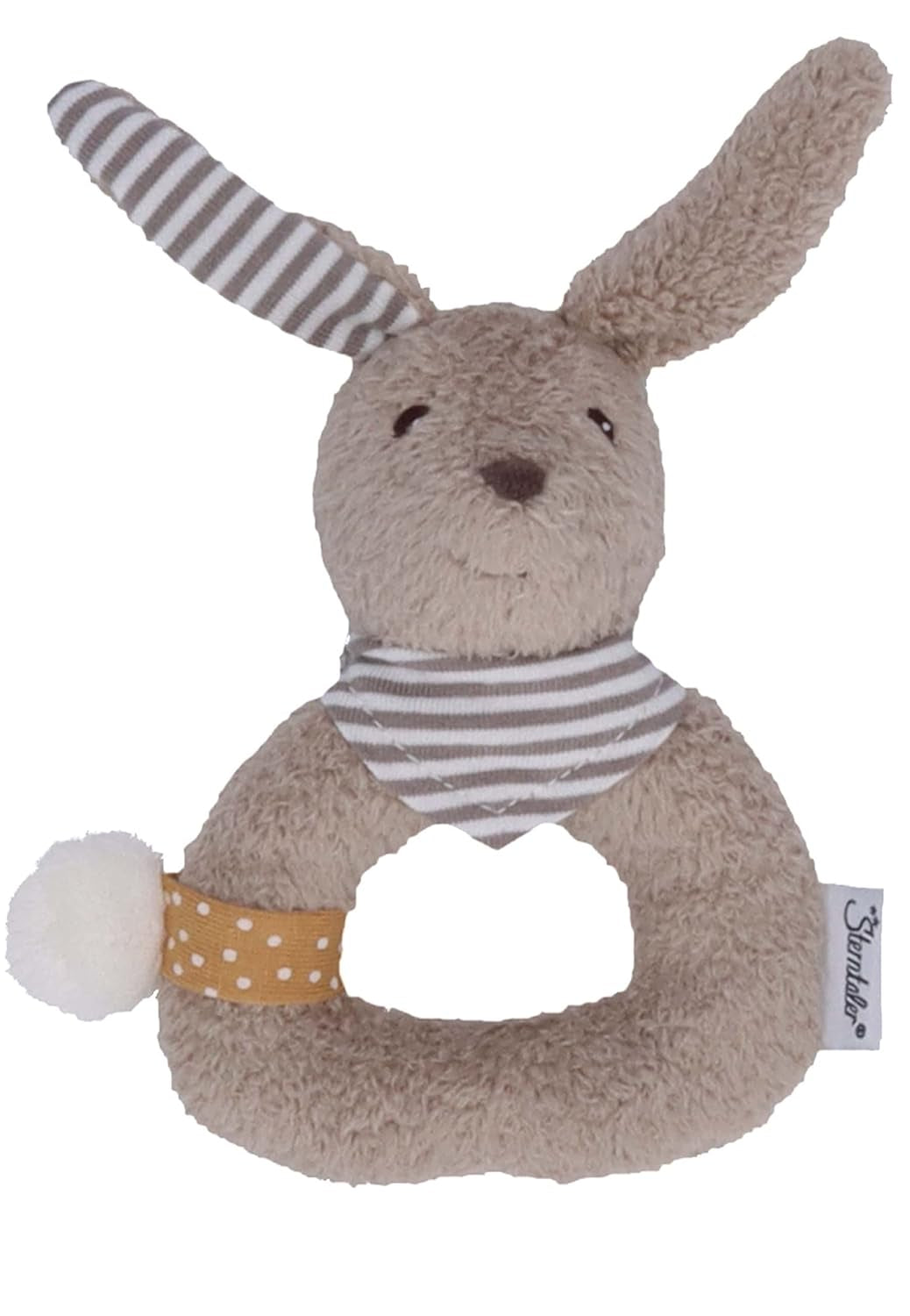 Sterntaler baby unisex zabawka do łapania zabawka do łapania dla dzieci Happy bunny - zabawka do łapania dla dzieci, zabawka do łapania dla dzieci, zabawka dla dzieci - brązowy Zabawki Bebe Naty Shop