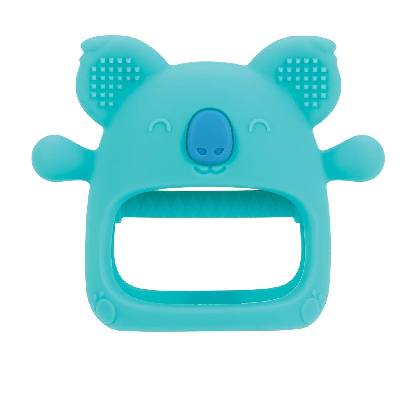 Nuby – Silikonowe rękawice dentystyczne, bez BPA, Blue Koala, od 3 miesięcy