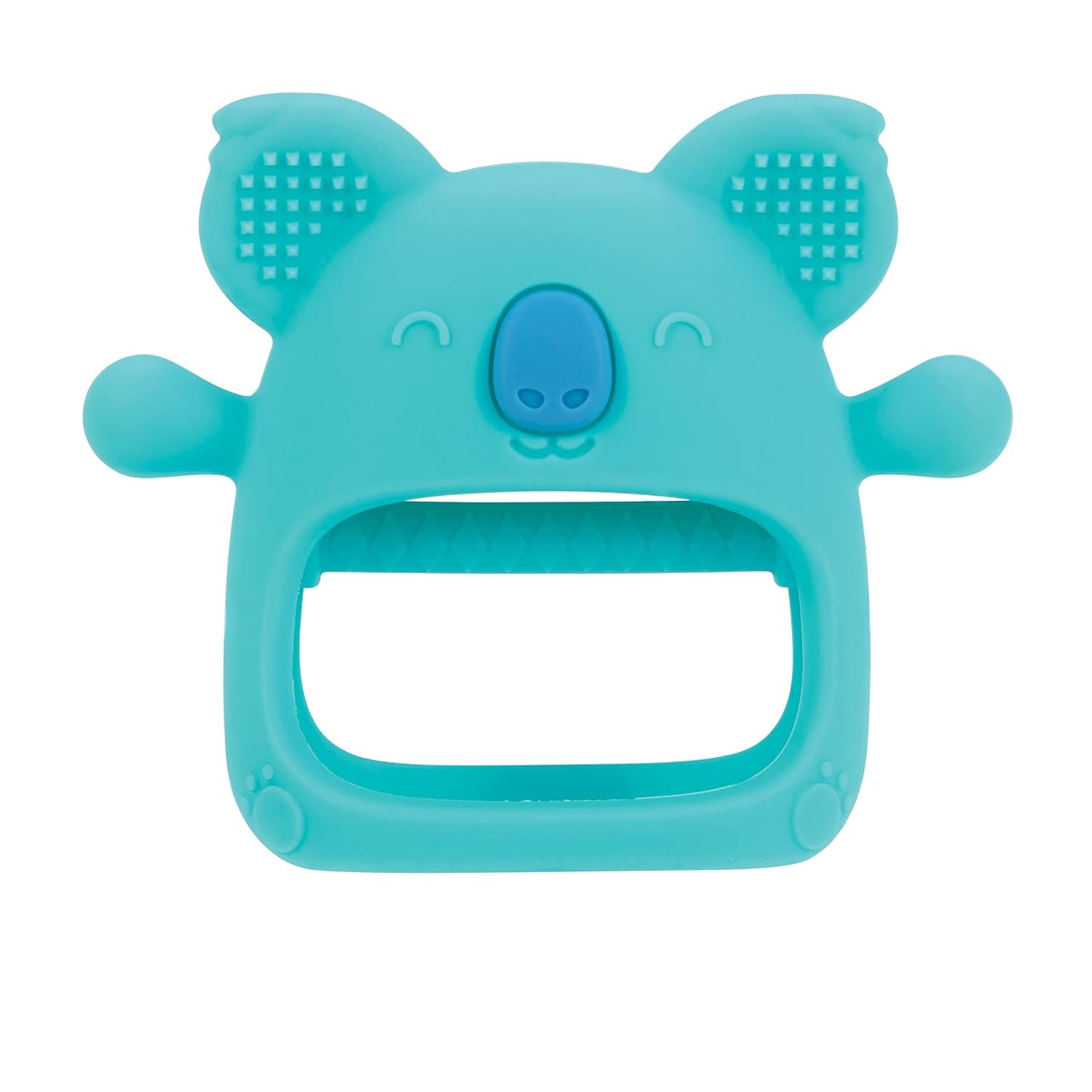 Nuby – Silikonowe rękawice dentystyczne, bez BPA, Blue Koala, od 3 miesięcy
