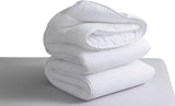 Kołdra z włókien silikonowych, zabieg aloesowy, 300 G, jesień/zima, na łóżko 90 cm (150 X 220 cm) Kołdry i kołdry Naty Shop White Cama 90 (150X220 Cm)