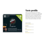 Caffè Vergnano 1882 - Èspresso Kompostierbare Kaffeekapseln, kompatybilna z Nespresso, Intenso (Intenso) - Packung Enthält 100 Kapseln