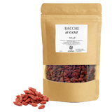 ERBOTECH Jagody Goji 200 g, jagody goji z dużą zawartością witamin, suszone owoce bez cukru i siarki, naturalne i bogate w energię superfoods, Made in Italy Produkty suszone Naty Shop 500 G