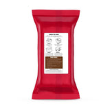 Extra Fondant Chocolate Brown 1kg - Ekstra elastyczny fondant o smaku waniliowym, idealny do pokrywania ciast - Czekoladowy brąz - 1 kg Pasta cukrowa Naty Shop
