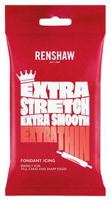 Extra Fondant Czerwony 1kg - Ekstra elastyczny fondant o smaku waniliowym, idealny do pokrywania ciast - Czerwony - 1kg Naty Shop Pasta cukrowa 1kg Wanilia.