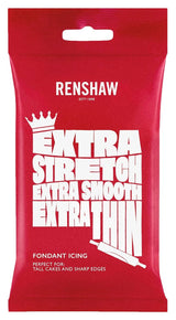 Extra Fondant Red 1kg - Ekstra elastyczny fondant o smaku waniliowym, idealny do pokrywania ciast - Czerwony - 1 kg Naty Shop pasta cukrowa 1 Kg (opakowanie 1 szt.) Wanilia