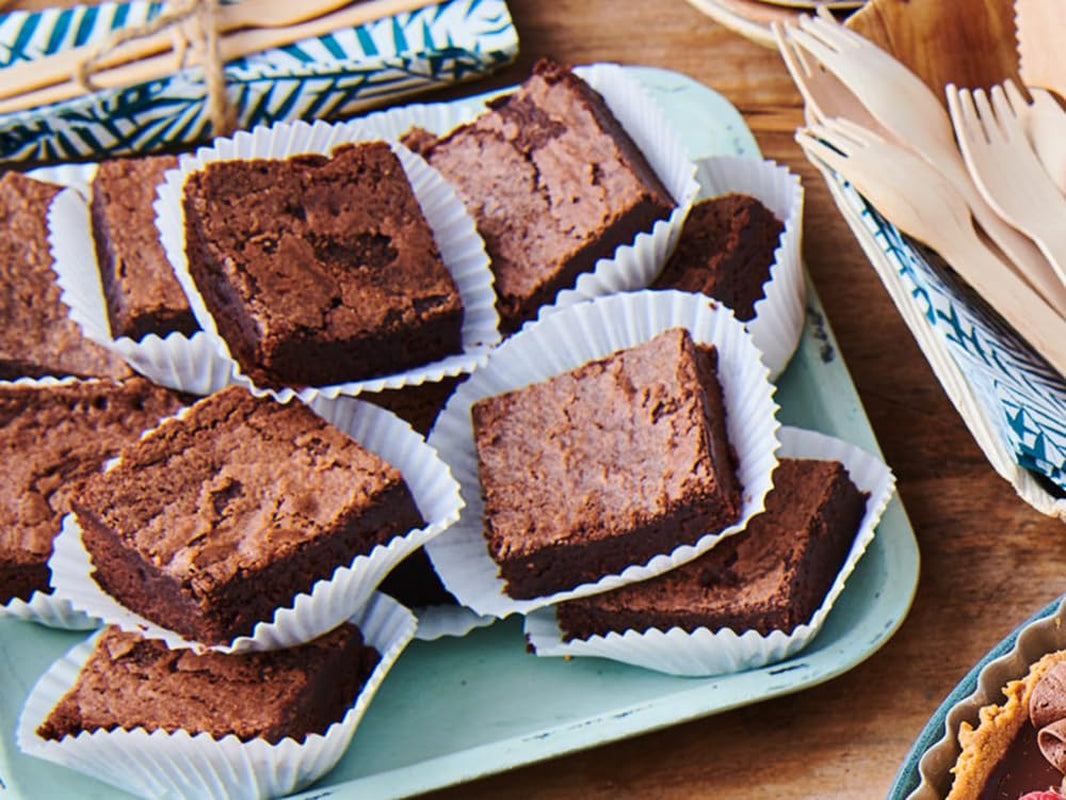 Mieszanka Für Fudge Brownie: Einfach Zu Berübenender, Extrem Fudgy Brownie Mit Richem Schokoladengeschmack, Halal. 500 G. Mieszanka do pieczenia i gotowania Naty Shop