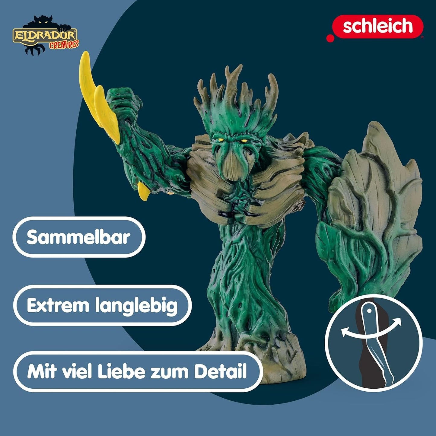 STWORZENIA ELDRADOROWE Schleich | Władca dżungli 70151 | Figurka potwora ELDRADOR Schleich z obrotową głową i ruchomymi ramionami | Świetny prezent dla dzieci | Od 7 lat | 14 X 7 X 114 cm Figurki Naty Shop