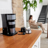 Ekspres Cecotec Coffee 66 Drop&Go z karafką termiczną, 700 W, pojemność 420 ml, szczelna wylewka, filtr stały lub papierowy, funkcja automatycznego wyłączania, pojemnik z okienkiem