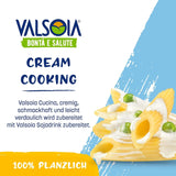 Condisoia krem, idealny krem ​​do gotowania dla osób z nietolerancją laktozy, wegan i wegetarian, wszechstronny w kuchni, 6 x 200 g