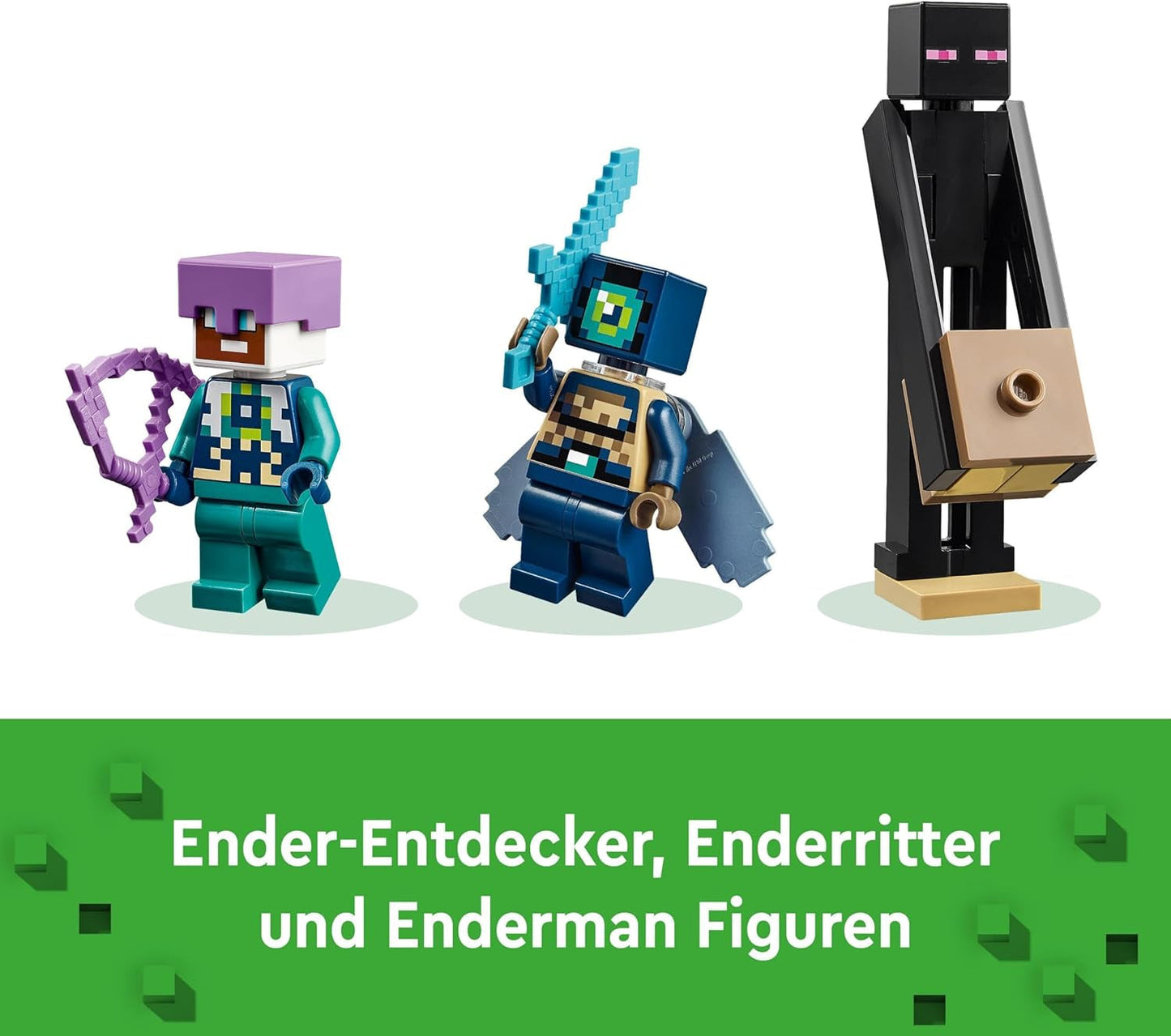 LEGO Minecraft Smok końca i statek końcowy Zestaw zabawkowy i odkrywczy Gra wideo Zestaw do budowania Zestaw przygodowy dla chłopców i dziewcząt w wieku 8 lat 21264 Zestawy do budowania Zobacz sklep LEGO