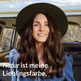 LOGONA Natural Cosmetics Ziołowa odżywcza farba do włosów, organiczna henna w proszku Wegańska farba do włosów dla intensywnego koloru i blasku, ziołowa farba do włosów w kolorze Miedziany Blond (Blond), 1 x 100g Naty Shop Farba do włosów