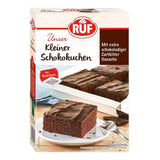 RUF Kleiner Himbeer-Schokokuchen, Mini-Kuchen Mit Feiner Puddingcreme, Himbeeren Und Weißen Schokoraspeln, Inkl. Backform, 1X252G Mieszanka do pieczenia i gotowania Naty Shop 270 G (1Er Pack) Schokokuchen