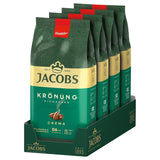 Jacobs Krönung Cream, kawa pełnoziarnista, opakowanie 4 szt. (4 x 1000 g)