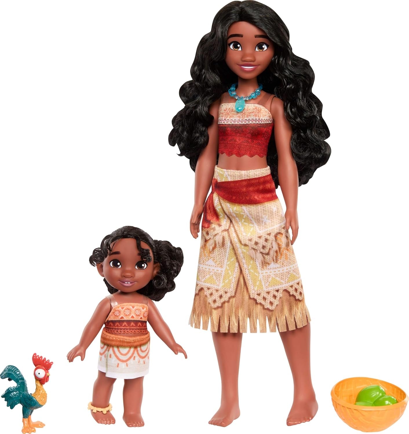 Mattel Disney Moana JBT41 Simea Fashion Doll z akcesoriami do kostki 5 przegubów i odpinany strój zabawka inspirowana filmem JBT41