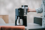 Melitta Look Therm - Ekspres do espresso z filtrem, dzbankiem termicznym i wyjmowanym zbiornikiem na wodę, na maksymalnie 10 filiżanek kawy, czarny