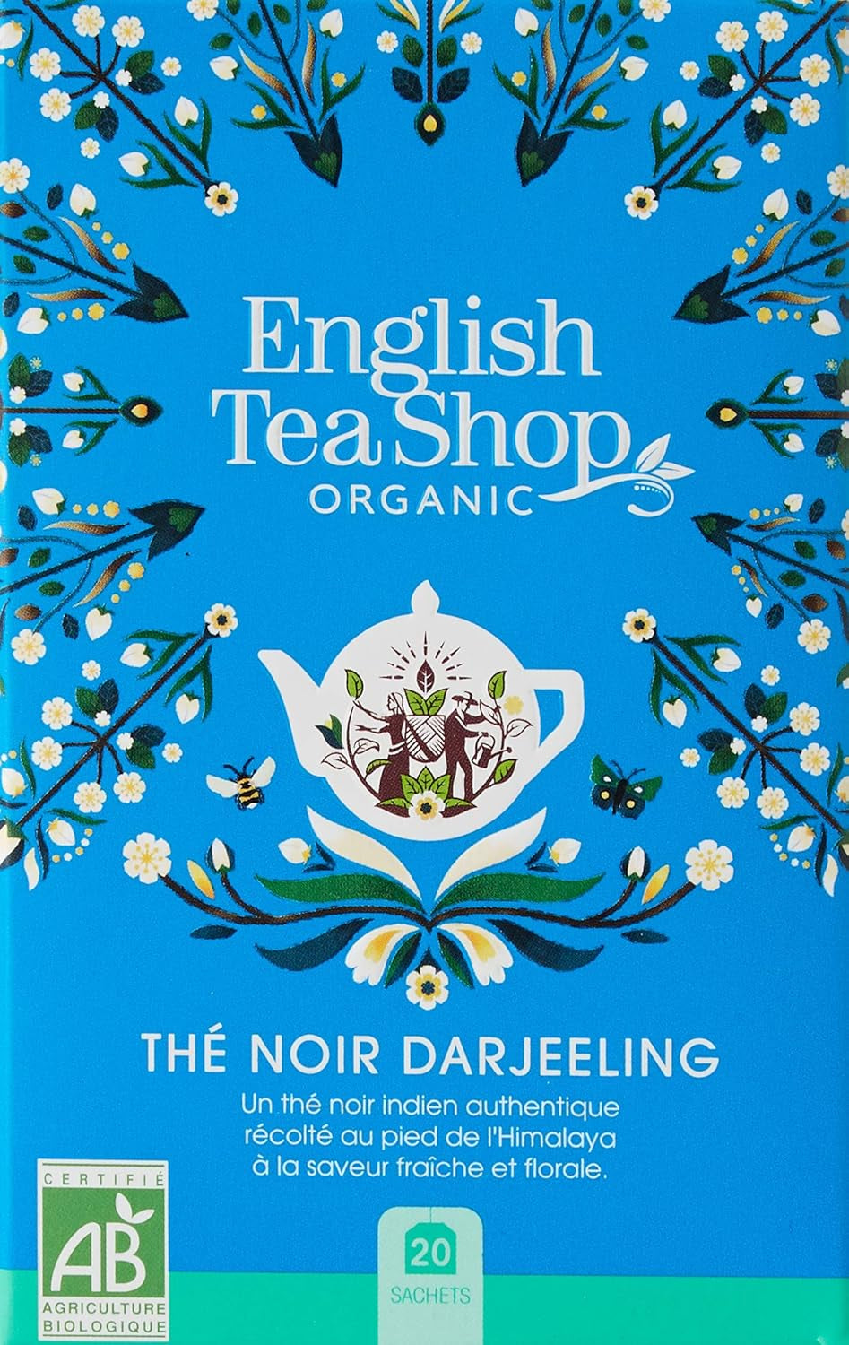 ETS - Herbata czarna Darjeeling, BIO, 20 torebek (opakowanie 2 szt.)