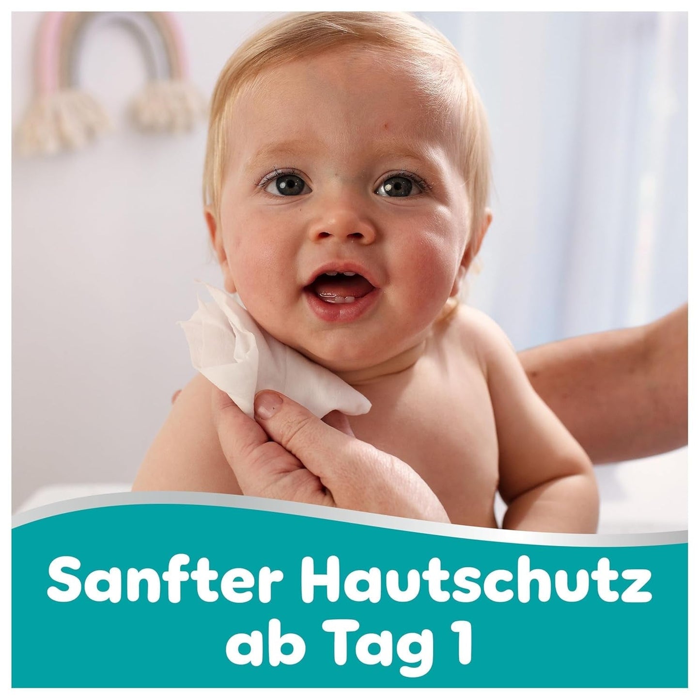 Chusteczki dla niemowląt Pampers 99% Water, 12 opakowań po 60 chusteczek = 720 chusteczek dla niemowląt, lekki balsam 99% wody