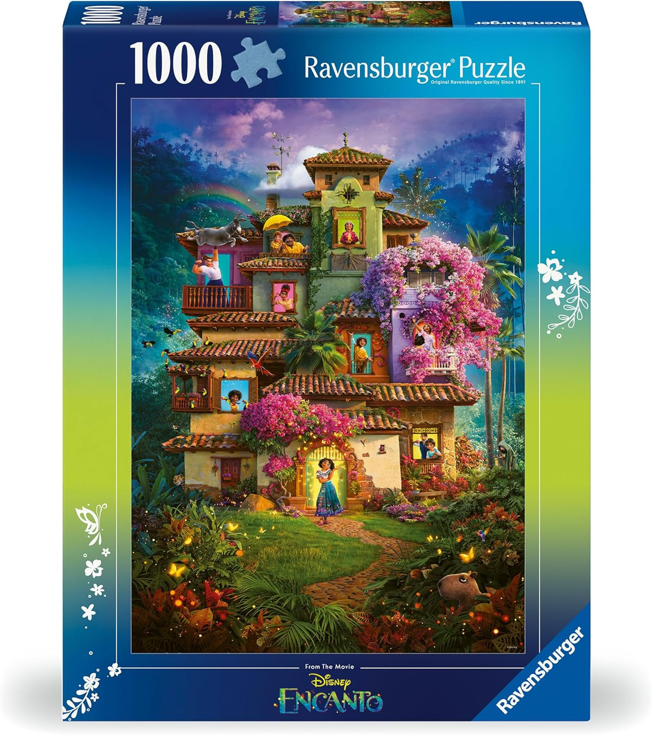 Ravensburger Puzzle 12000608 - Encanto - 1000 elementów Disney Encanto Puzzle Dla dorosłych i dzieci od 14 lat Puzzle Naty Shop