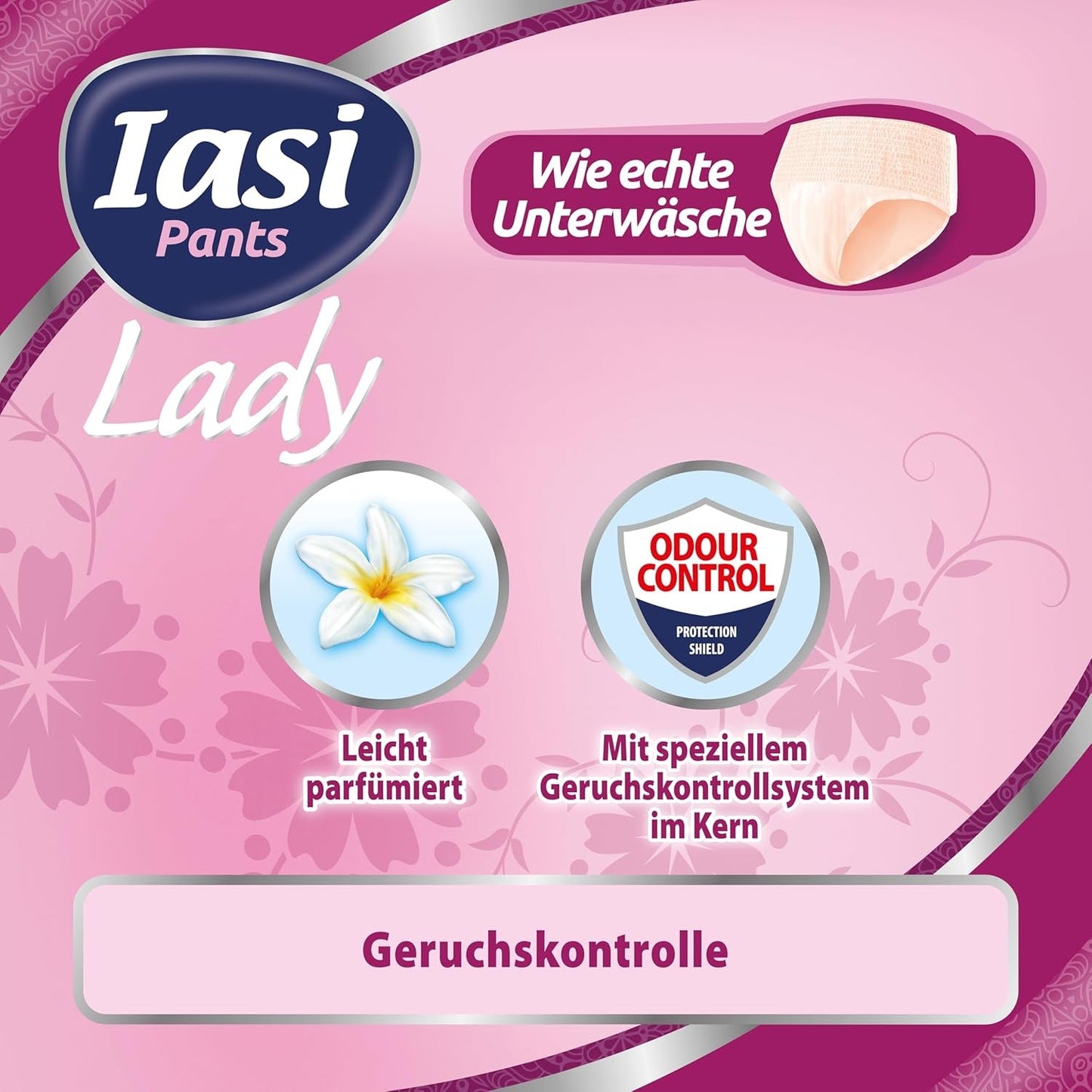 Spodnie LADY 48 Jednorazowe spodnie na nietrzymanie moczu Chłonność Plus rozmiar S dla kobiet 48 szt.