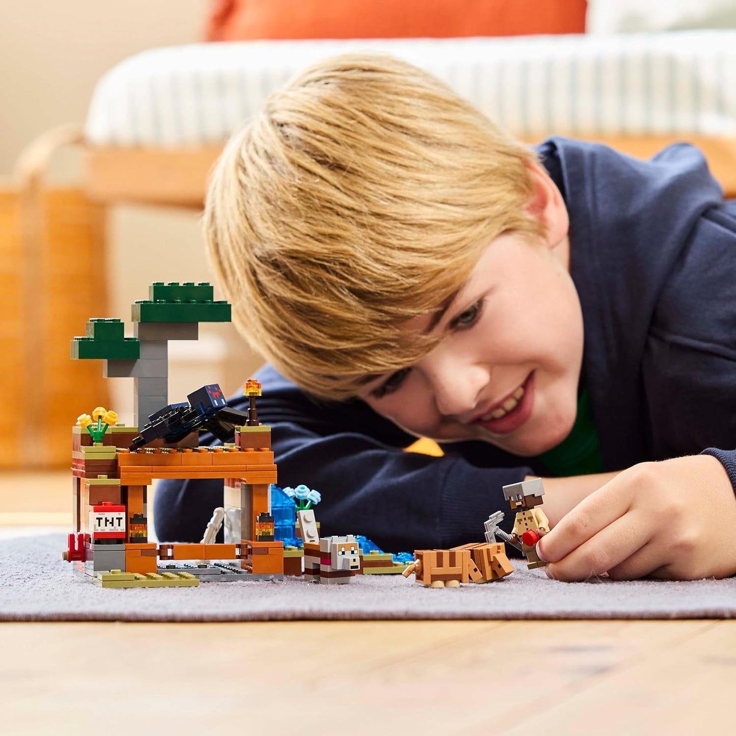 LEGO Minecraft Dungeon Mine Expedition Zestaw minifigurek Zabawka do budowania postaci Prezent dla chłopców i dziewcząt w wieku 8 lat 21269 Zestawy do budowania Besuche den LEGO-Store
