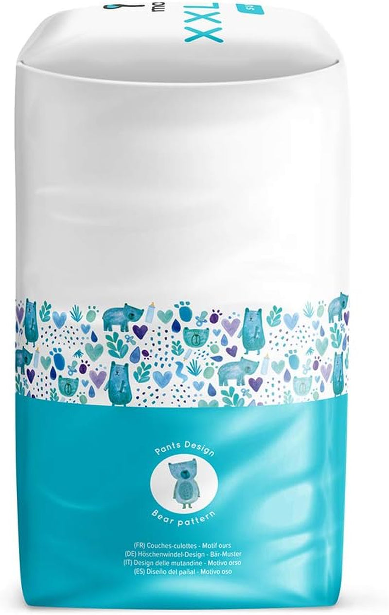 Marka Amazon: pieluszki Mama Bear Pull-Up XXL, rozmiar 6 (18–30 kg), 72 sztuki (2 opakowania po 36 sztuk)