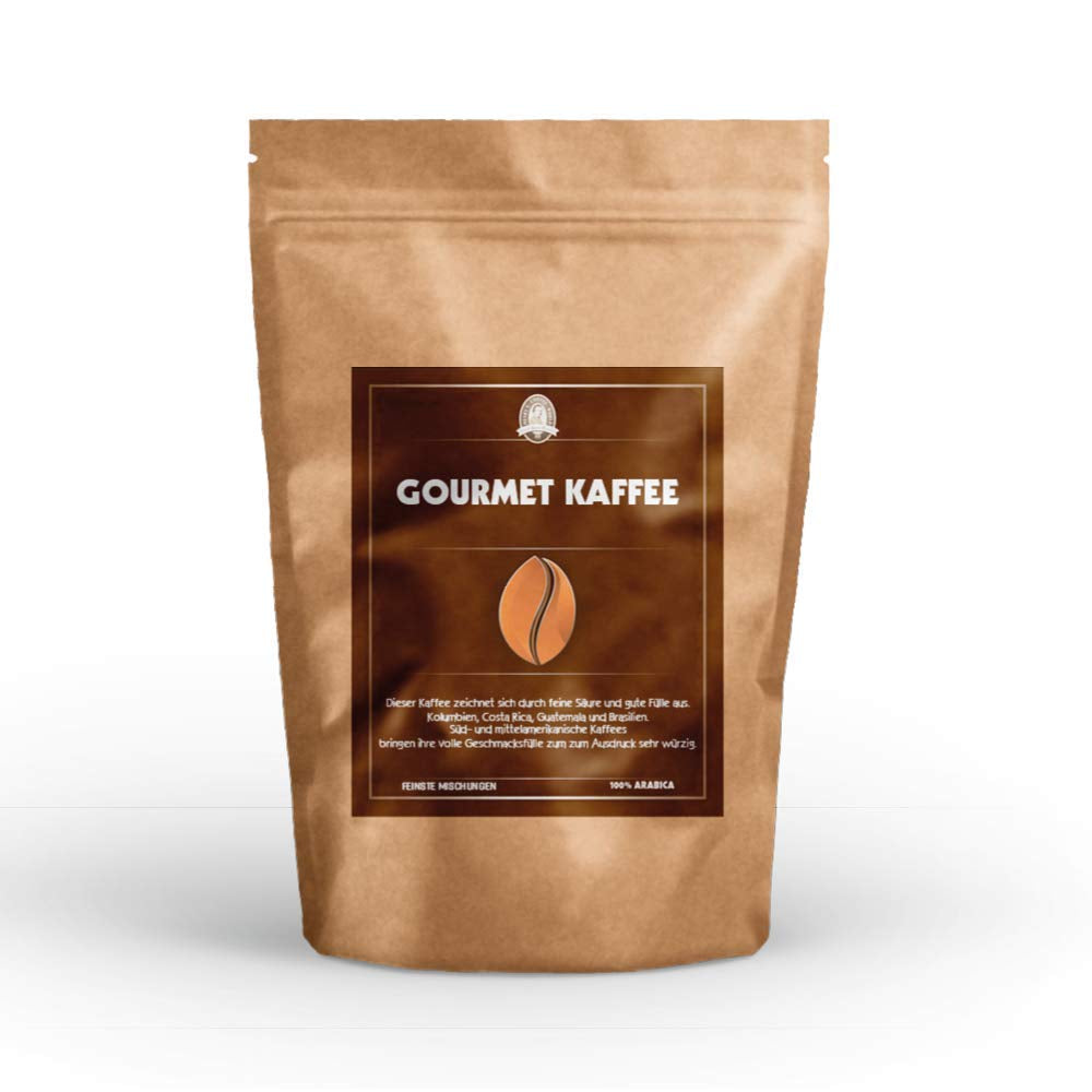 Kawa Henry's Gourmet 1000g - abgerundete Aromen - voller Körper - handwerkliche Röstung - Premium Kaffeebohnen